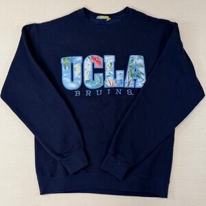 Vintage UCLA Bruins Sweatshirt Medium Small Tropical Floral Crewneck Pullover